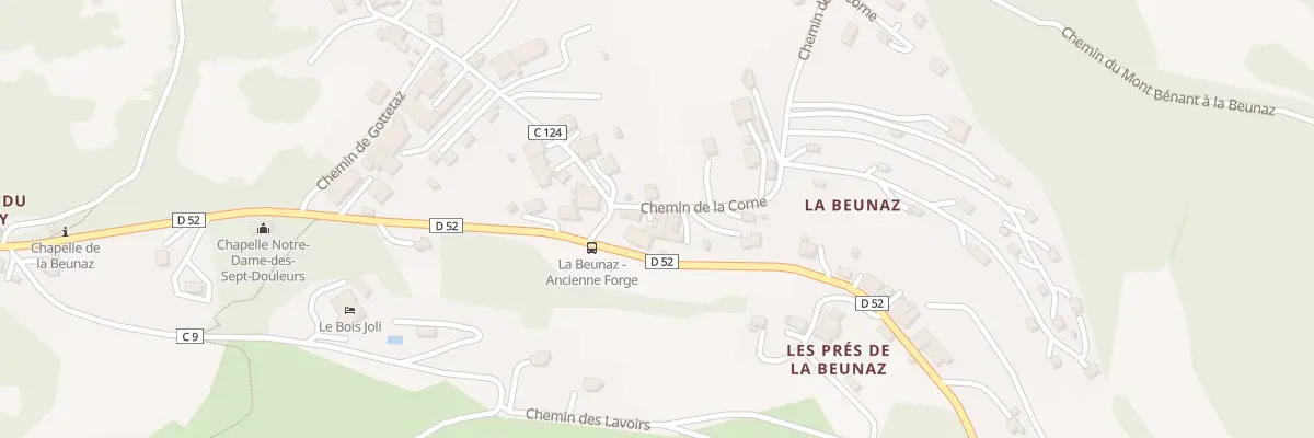 Plan du 30 Che de la Corne à Saint-Paul-en-Chablais