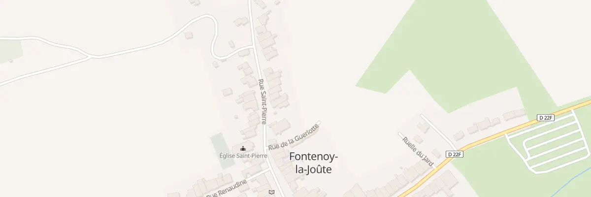 Plan du 26 Rue Saint-pierre à Fontenoy-la-Joûte