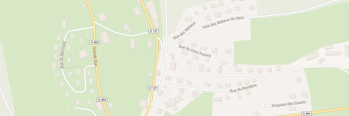 Plan du 4 Rue des Retteux à Belleherbe