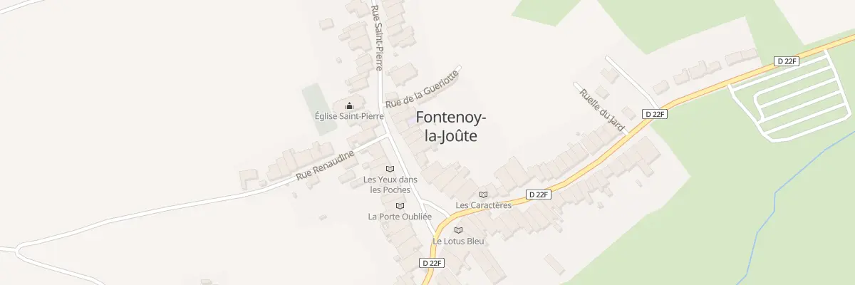 Plan du 12 Rue Saint-pierre à Fontenoy-la-Joûte