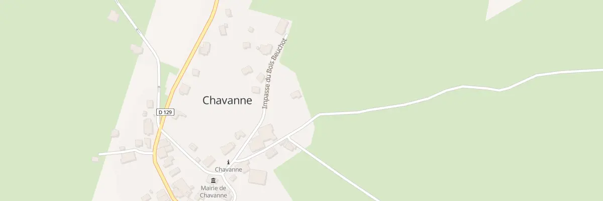 Plan du 2 Imp du Bois Beuchot à Chavanne