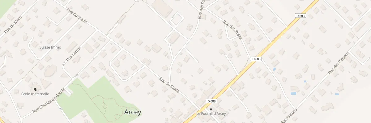 Plan du 4 Rue des Dahlias à Arcey