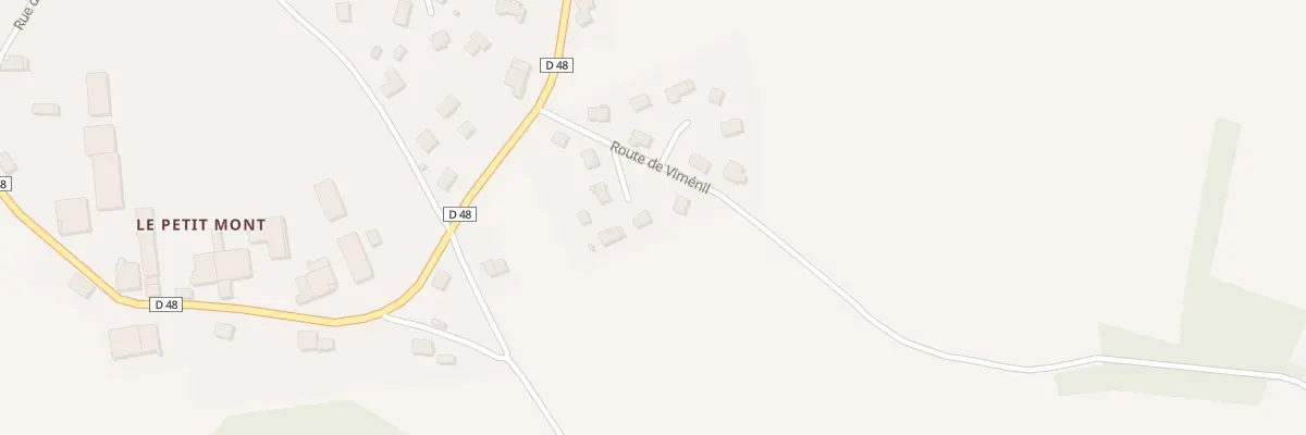 Plan du 35 Rte de Viménil à Grandvillers