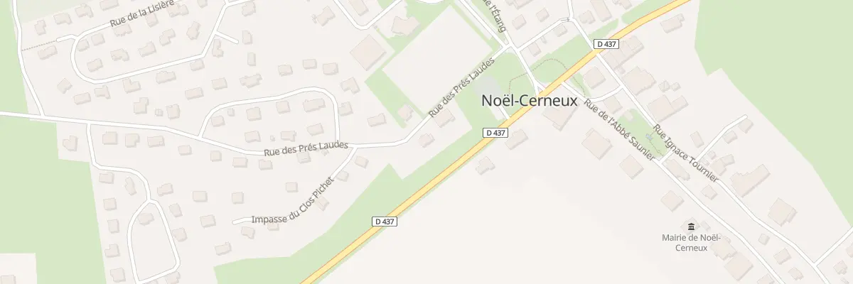 Plan du 3 Rue des Pres Laudes à Noël-Cerneux