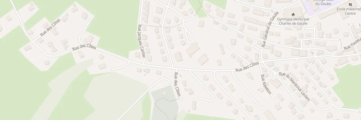 Plan du 2 Rue Jacques Yves Cousteau à Villers-le-Lac