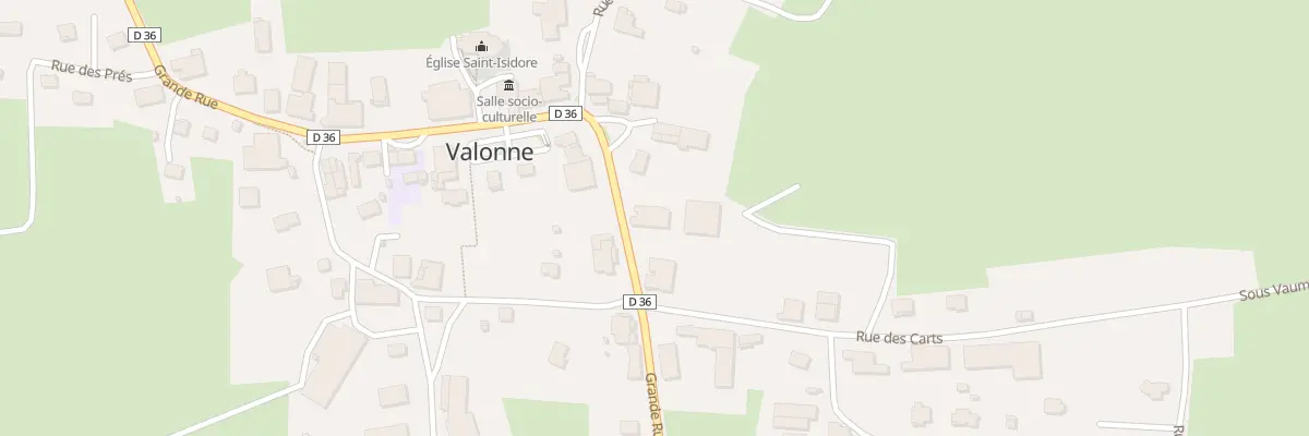 Plan du 4 Grande Rue à Valonne