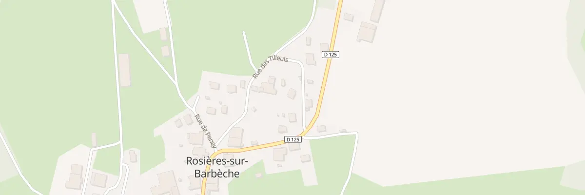 Plan du 2 Rue des Tilleuls à Rosières-sur-Barbèche