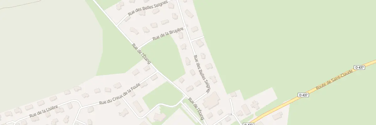 Plan du 7 Rue des Belles Seignes à Noël-Cerneux