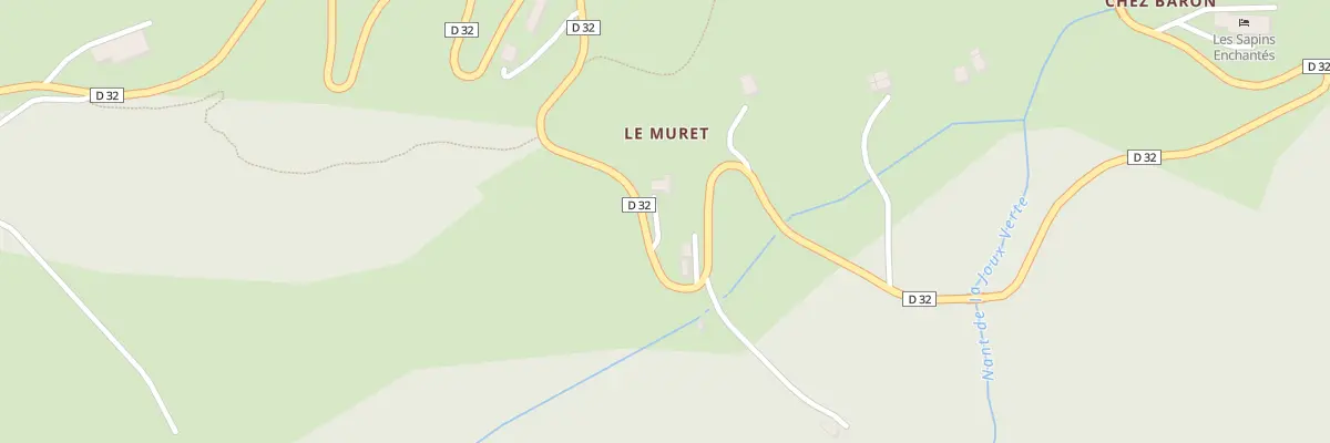 Plan du 2132 Rte du Col du Corbier à Bonnevaux