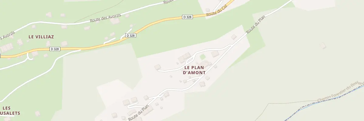 Plan du 152 Rte des Étoves à La Côte-d’Arbroz