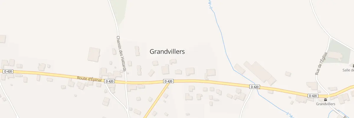 Plan du 1B Rue de la Mairie à Grandvillers