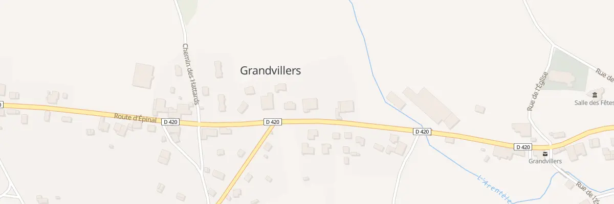 Plan du 5 Rue de la Mairie à Grandvillers