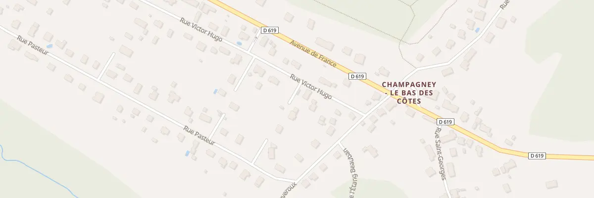 Plan du 7 Rue Victor Hugo à Champagney