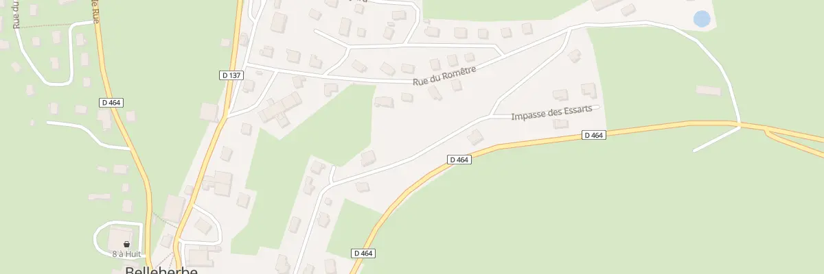 Plan du 14 Rue des Essarts à Belleherbe
