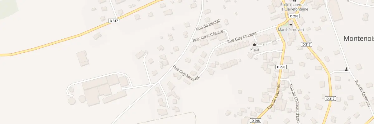 Plan du 17 Rue de Beutal à Montenois