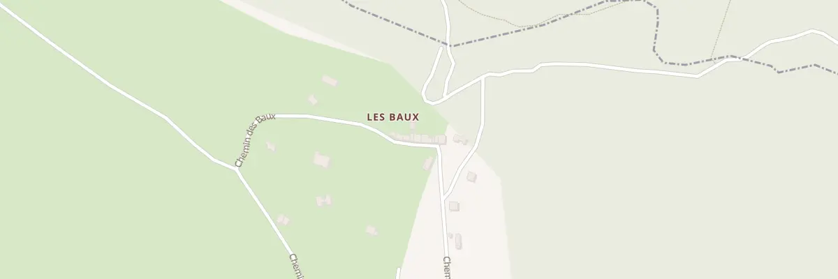 Plan du 1048 Che des Baux à Séranon