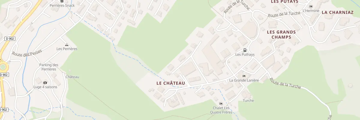 Plan du 1080 Rte de la Turche aux Gets