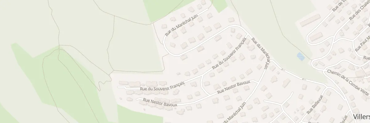 Plan du 35 Rue Marechal Juin à Villers-le-Lac