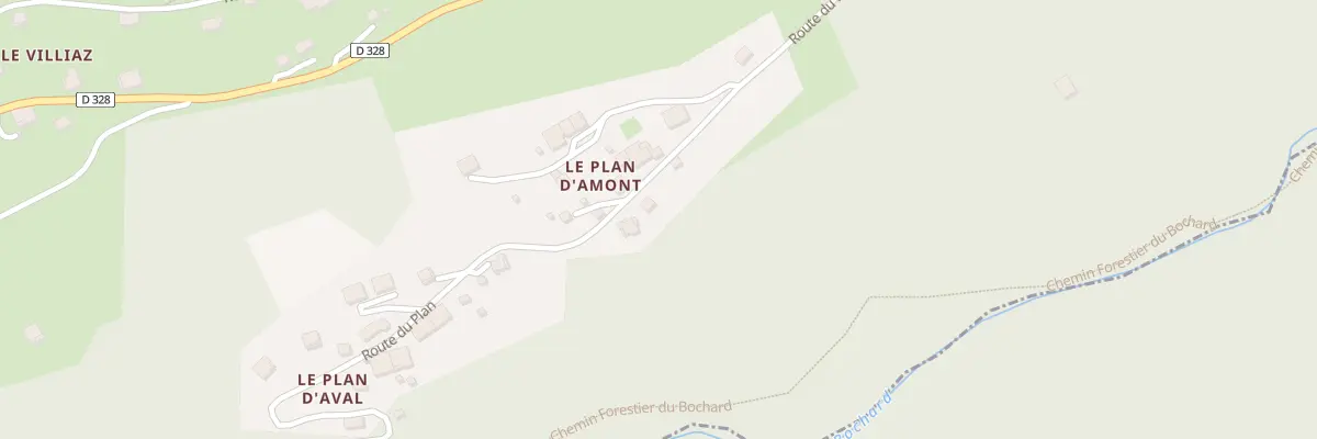 Plan du 623 Rte du Plan à La Côte-d’Arbroz