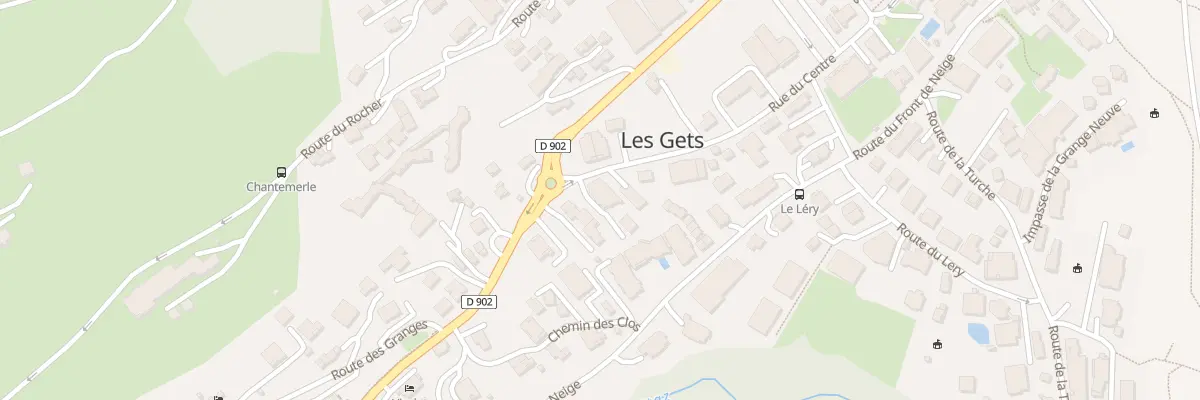 Plan du 1023 Rue du centre aux Gets