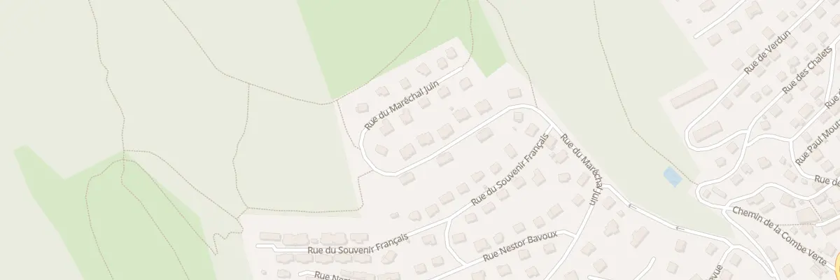 Plan du 32 Rue Marechal Juin à Villers-le-Lac