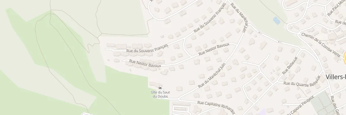 Plan du 14 Rue Nestor Bavoux à Villers-le-Lac