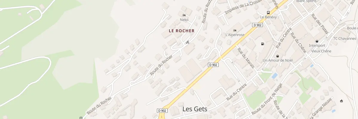 Plan du 295 Rte du Rocher aux Gets