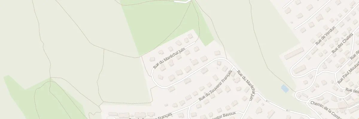 Plan du 44 Rue Marechal Juin à Villers-le-Lac