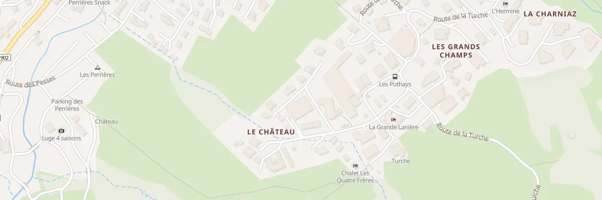 Plan du 1126 Rte de la Turche aux Gets