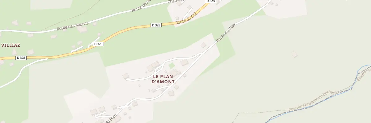 Plan du 80 Rte des Étoves à La Côte-d’Arbroz