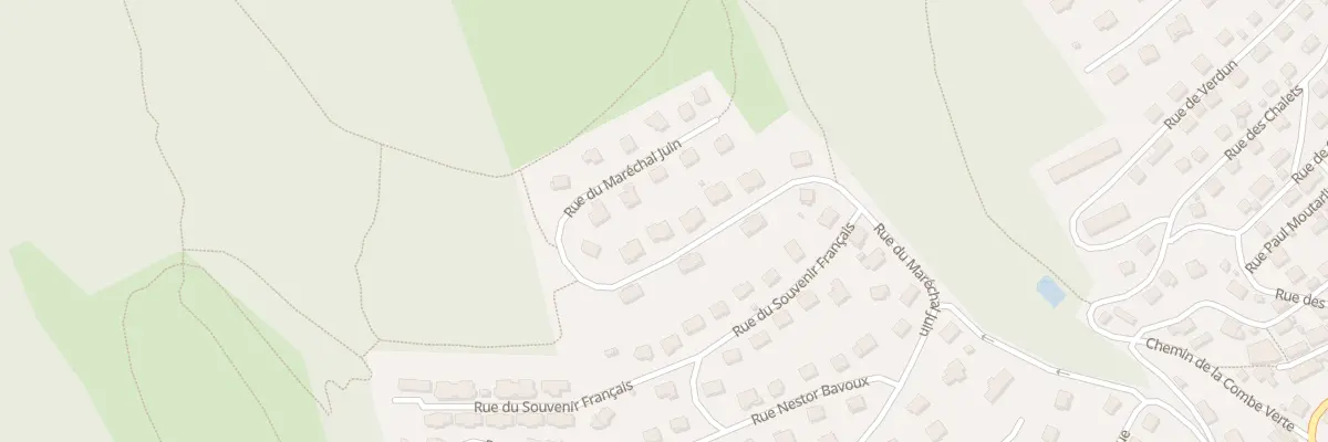 Plan du 30 Rue Marechal Juin à Villers-le-Lac