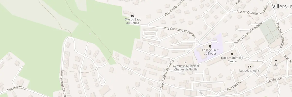 Plan du 279B Les Jonquilles à Villers-le-Lac