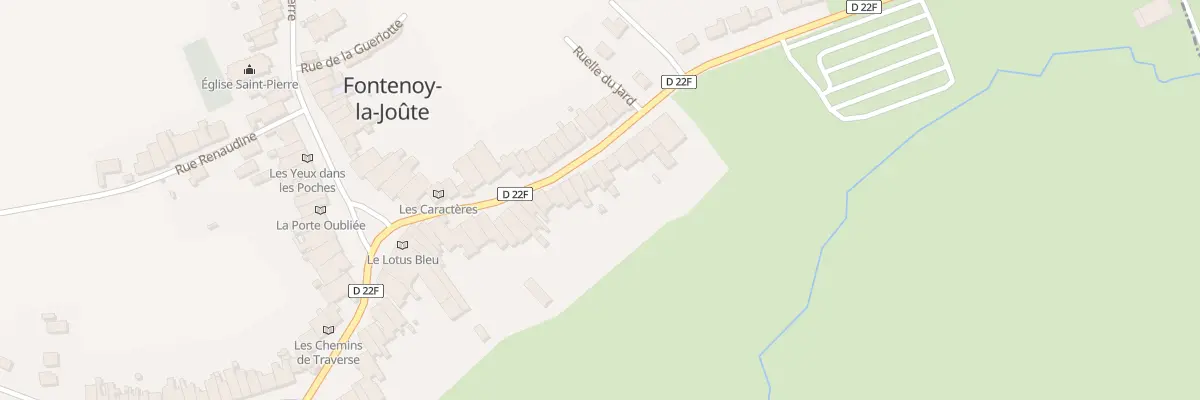 Plan du 7 Rue Division Leclerc à Fontenoy-la-Joûte