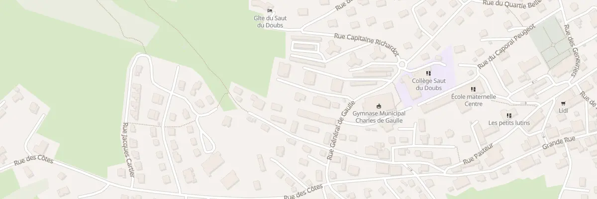 Plan du 272A Rue Gen de Gaulle à Villers-le-Lac