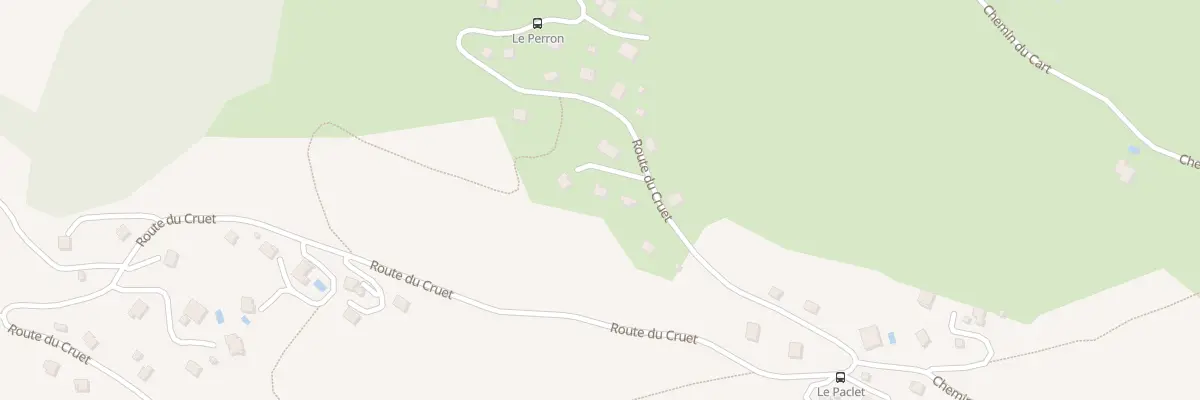 Plan du 1982 Rte de Cruet à Domancy