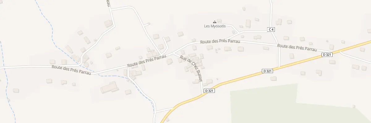 Plan du 6 Rue de Chez Busset à Lugrin