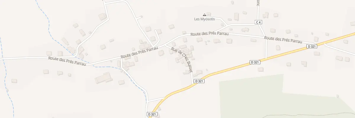 Plan du 12 Rue de Chez Busset à Lugrin