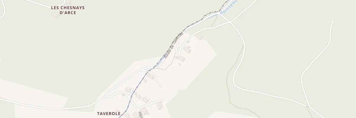 Plan du 1028 Rte de Taverole à Vacheresse