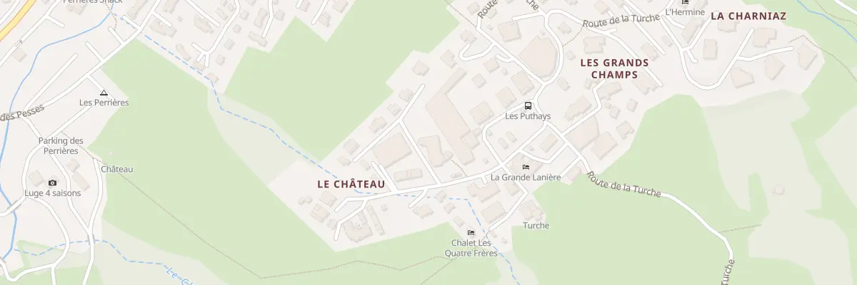 Plan du 1060 Rte de la Turche aux Gets