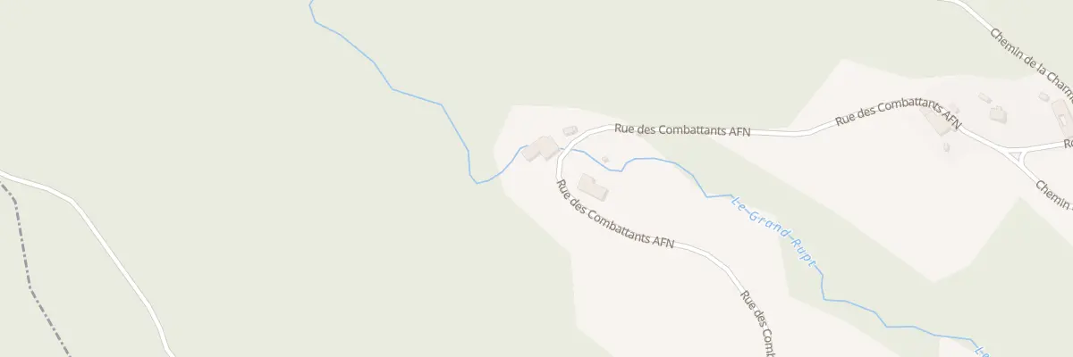 Plan du 10 Rue des Combattants d’Afn à Cleurie