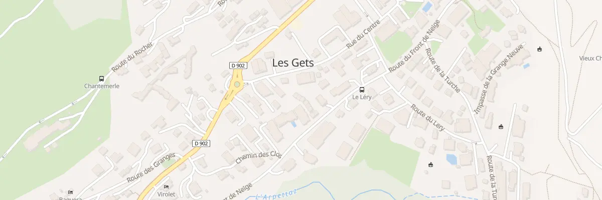 Plan du 830 Rte du Front de Neige aux Gets