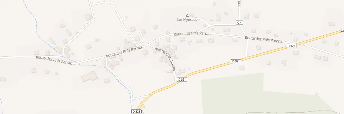 Plan du 15 Rue de Chez Busset à Lugrin