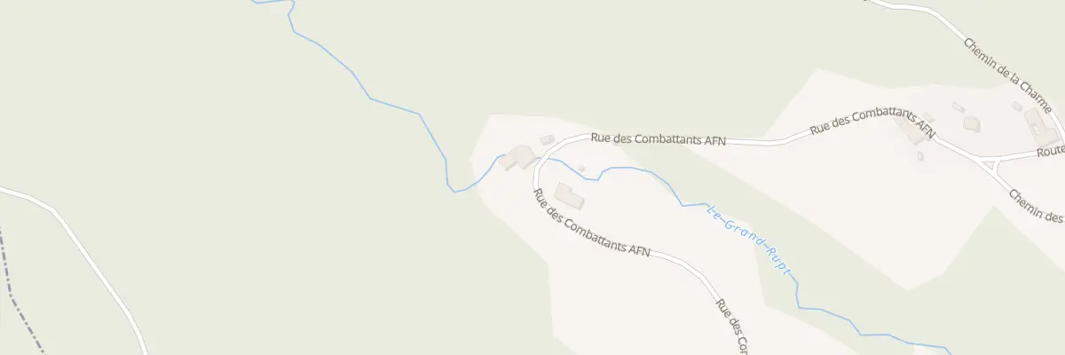 Plan du 11 Rue des Combattants d’Afn à Cleurie