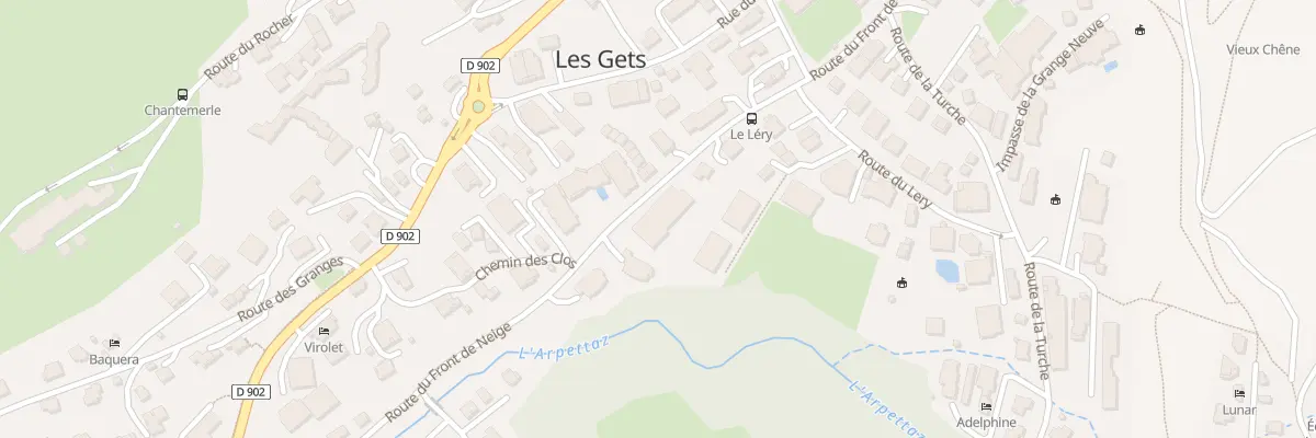 Plan du 775 Rte du Front de Neige aux Gets