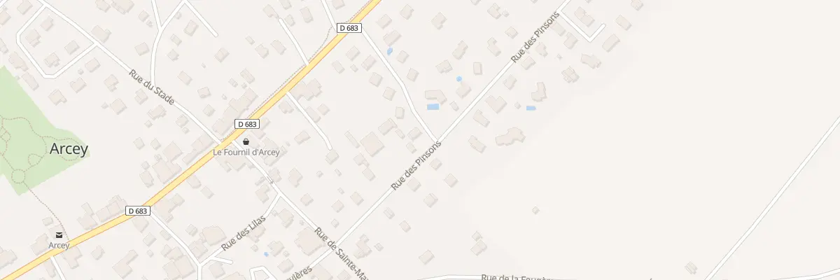 Plan du 12 Rue des Alouettes à Arcey