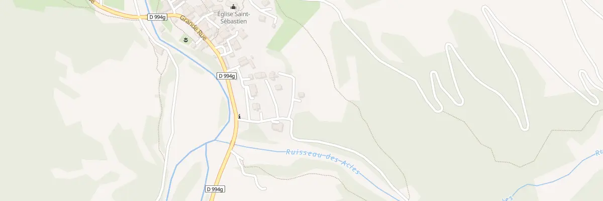 Plan du 120 Mte de la Gorge à Névache