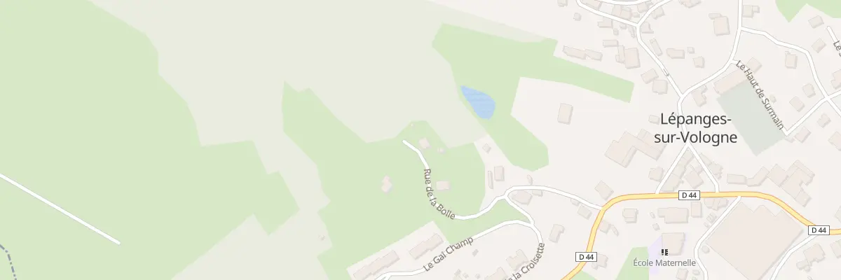 Plan du 6 Rue de la Bolle à Lépanges-sur-Vologne