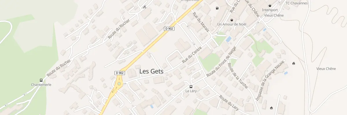 Plan du 852 Rue du centre aux Gets