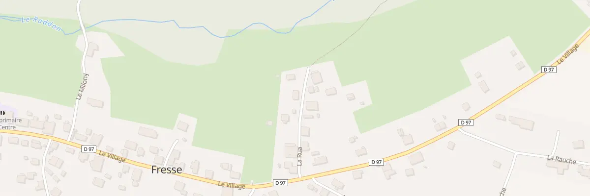 Plan du 193 La Rua à Fresse