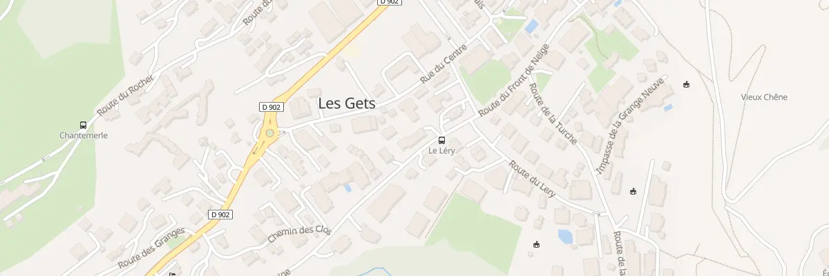 Plan du 696 Rte du Front de Neige aux Gets